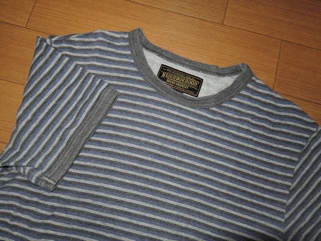 ネイバーフッドNEIGHBORHOODボーダーTシャツMマリンSEA < ブランド  ネイバーフッドNEIGHBORHOODボーダーTシャツMマリンSEA < ブランドの