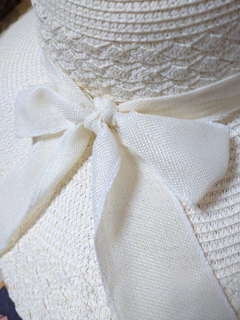 女優帽 麦わら帽子 < 女性ファッション  女優帽 麦わら帽子 < 女性ファッションの