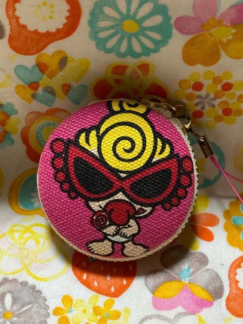 HMヒスミニ(ペロリ柄)マカロンポーチ(大) < 女性ファッション  HMヒスミニ(ペロリ柄)マカロンポーチ(大) < 女性ファッションの