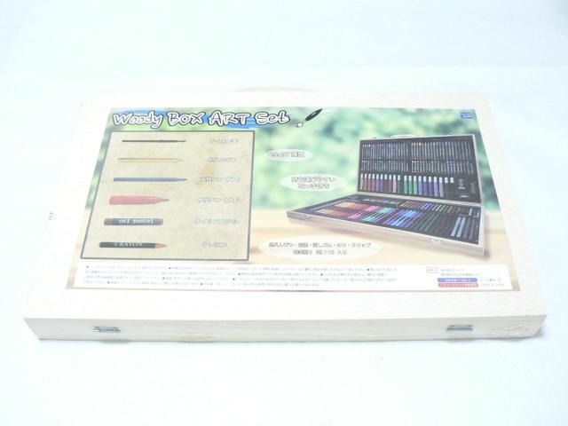 絵の具セット・157種類・木箱入り・新品・即決! < インテリア/ライフ  絵の具セット・157種類・木箱入り・新品・即決!  < インテリア/ライフの