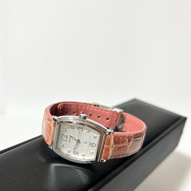 美品 SEIKO セイコー  QZ 腕時計 ルキア 3針 SS レザー 動作確認済み < ブランド  美品 SEIKO セイコー  QZ 腕時計 ルキア 3針 SS レザー 動作確認済み < ブランドの
