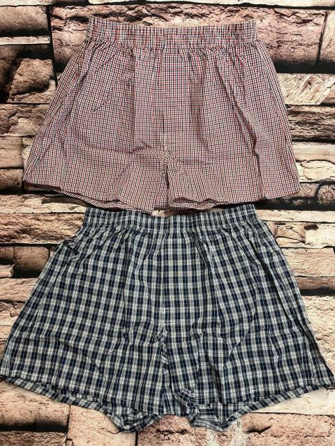 送料無料!『画像から2枚組』綿100%で、快適な肌ざわり!ベーシックな格子柄 前開きトランクス(A) < 男性ファッション  送料無料!『画像から2枚組』綿100%で、快適な肌ざわり!ベーシックな格子柄 前開きトランクス(A) < 男性ファッションの