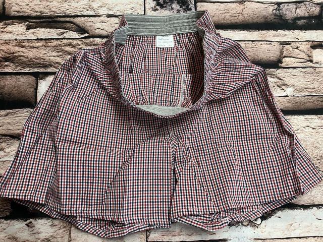 送料無料!『画像から2枚組』綿100%で、快適な肌ざわり!ベーシックな格子柄 前開きトランクス(A) < 男性ファッション  送料無料!『画像から2枚組』綿100%で、快適な肌ざわり!ベーシックな格子柄 前開きトランクス(A) < 男性ファッションの