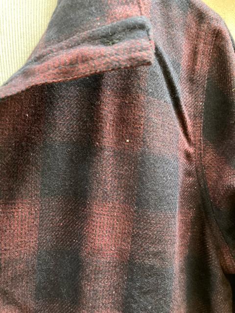 LL未使用ワインチェック柄シャツチュニック < 女性ファッション  LL未使用ワインチェック柄シャツチュニック < 女性ファッションの