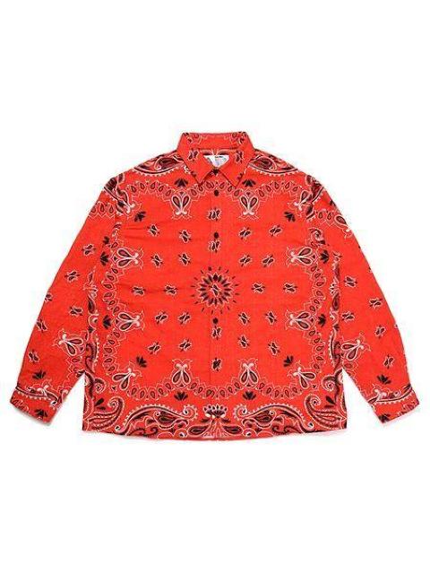 Vi CHALLENGER `W[ L/S BANDANA NEL SHIRT o_i lVc L  tl   jt@bV 