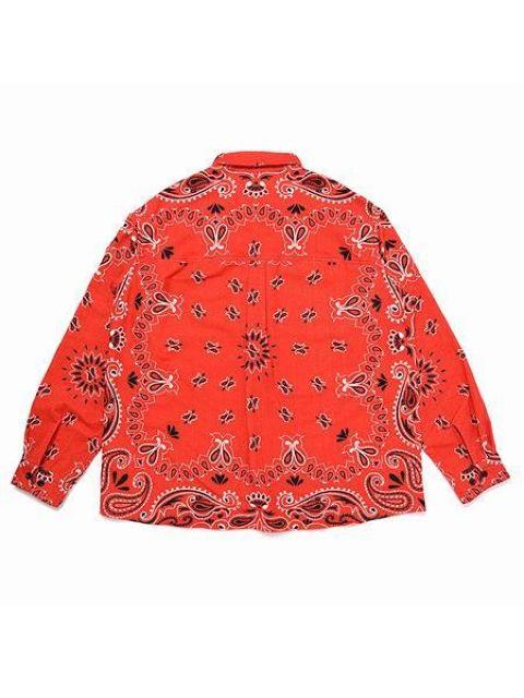 Vi CHALLENGER `W[ L/S BANDANA NEL SHIRT o_i lVc L  tl  jt@bV 