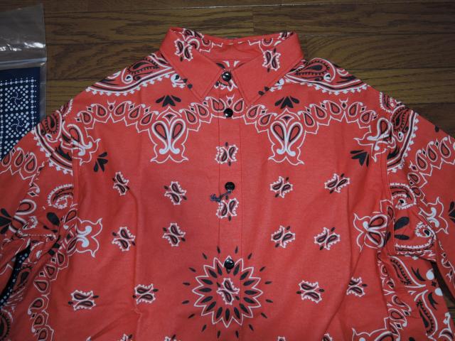 Vi CHALLENGER `W[ L/S BANDANA NEL SHIRT o_i lVc L  tl  jt@bV 