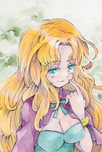 自作イラスト「オリジナル/オレンジの長い髪」 < アニメ/コミック/キャラクター 自作イラスト「オリジナル/オレンジの長い髪」 < アニメ/コミック/キャラクターの