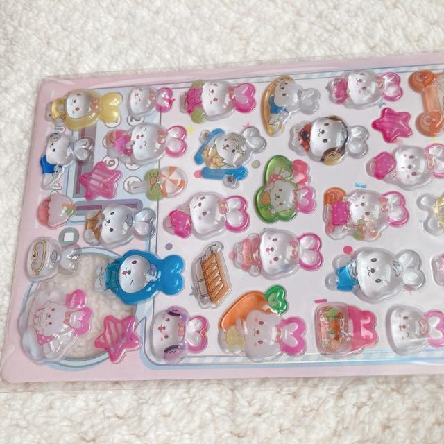 新品 ぷくっと 3D 立体 うさぎ シール ステッカー デコ コラージュ シール帳 N2m < インテリア/ライフ 新品 ぷくっと 3D 立体 うさぎ シール ステッカー デコ コラージュ シール帳 N2m < インテリア/ライフの