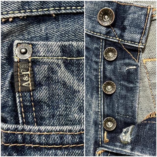 A&F アバクロ ビンテージ 加工 ブーツカット デニム 30 ジーンズ アメカジ ワーク ストリート y2k 海外ブランド 古着 < 男性ファッション A&F アバクロ ビンテージ 加工 ブーツカット デニム 30 ジーンズ アメカジ ワーク ストリート y2k 海外ブランド 古着 < 男性ファッションの