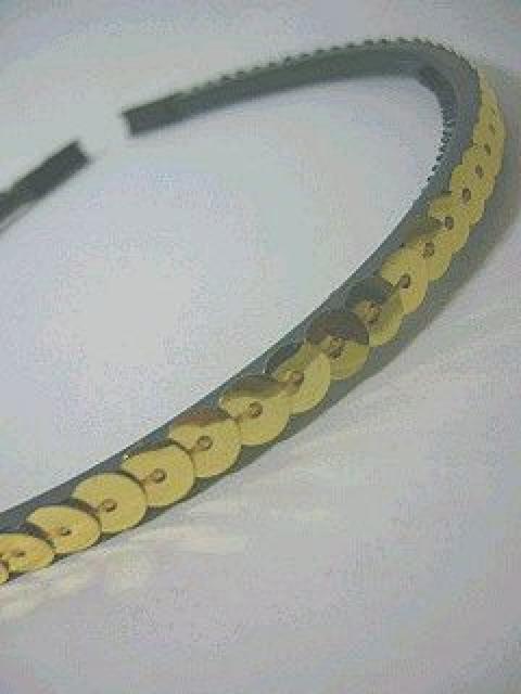 パーティーヘア完成♪キラキラスパンコール カチューシャ ゴールド < 女性アクセサリー/時計 パーティーヘア完成♪キラキラスパンコール カチューシャ ゴールド < 女性アクセサリー/時計の