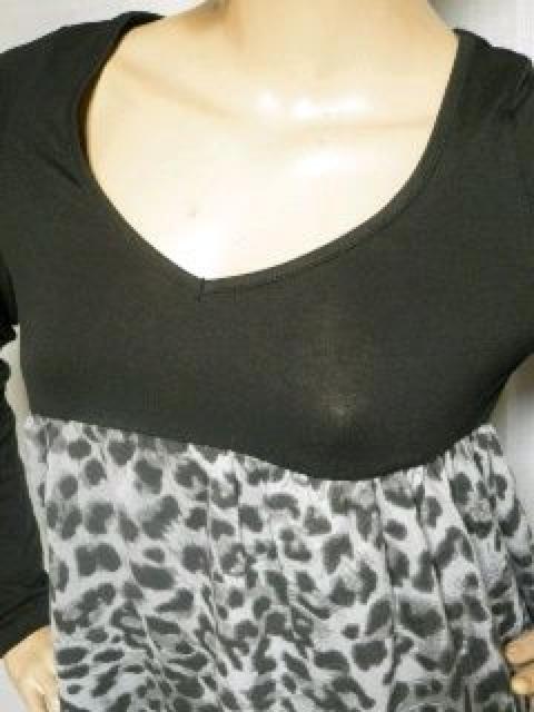 【LIP SERVICE/リップサービス】《New》レオパード/ヒョウ柄・チュニック<ブラック> < ブランド 【LIP SERVICE/リップサービス】《New》レオパード/ヒョウ柄・チュニック<ブラック> < ブランドの