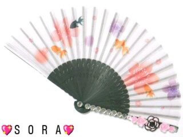 幻想艶【涼 金魚】インテリア.祭り.花火大会に♪カメリア.薔薇.高級ストーンデコ扇子 < 女性ファッション 幻想艶【涼 金魚】インテリア.祭り.花火大会に♪カメリア.薔薇.高級ストーンデコ扇子 < 女性ファッションの