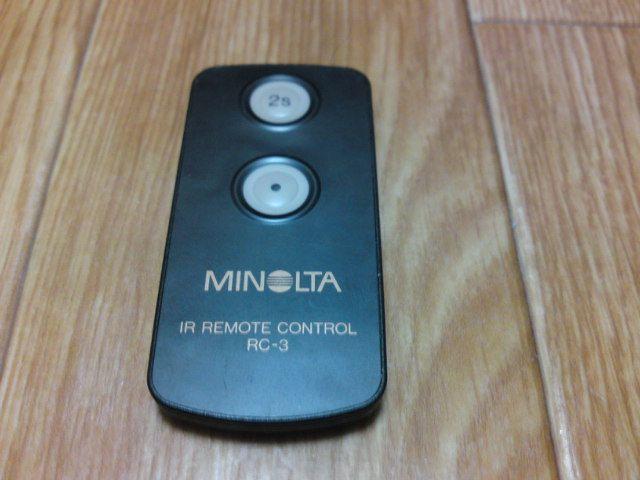 ミノルタ リモコン RC-3 < 家電/AV  ミノルタ リモコン RC-3  < 家電/AVの
