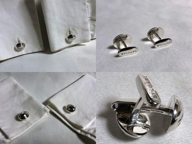 正規良 ブルガリBVLGARI ロゴ文字オーバル立体ラインカフス カフリンクス SV925ボタン 付属有 ハイエンドラグジュアリー < ブランド  正規良 ブルガリBVLGARI ロゴ文字オーバル立体ラインカフス カフリンクス SV925ボタン 付属有 ハイエンドラグジュアリー < ブランドの