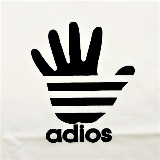 adios★おもしろTシャツ★白★L★ホワイト★コットン100★ < 男性ファッション  adios★おもしろTシャツ★白★L★ホワイト★コットン100★ < 男性ファッションの