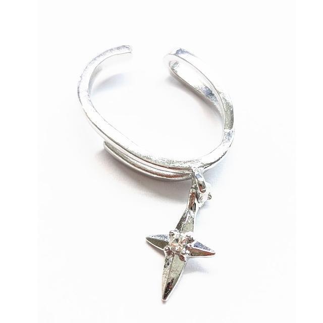 L1 レディースイヤーカフ シルバー ダブルイヤカフ クロスデザイン 重ね付けデザインイヤリング 幅調整可能なノンホールピアス < 女性アクセサリー/時計 L1 レディースイヤーカフ シルバー ダブルイヤカフ クロスデザイン 重ね付けデザインイヤリング 幅調整可能なノンホールピアス < 女性アクセサリー/時計の