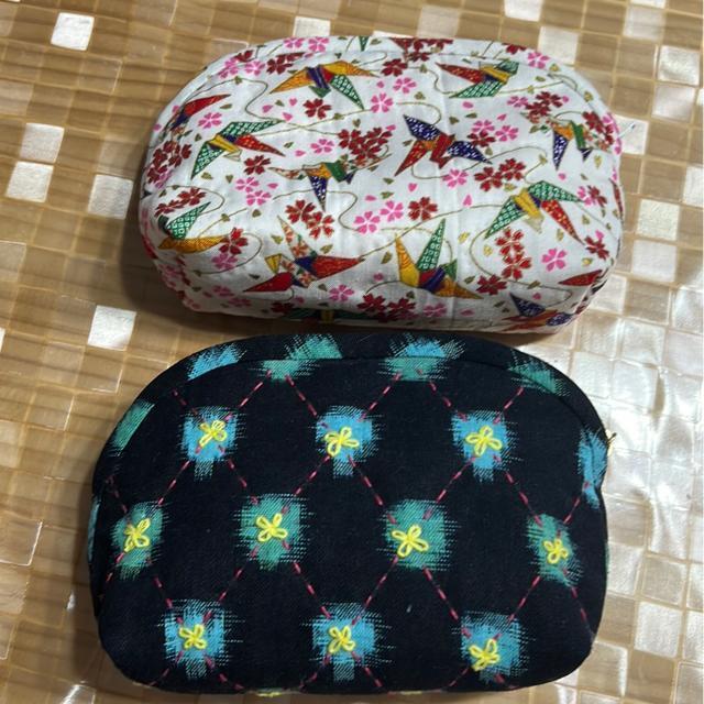 (新品)和柄ポーチ(2コセット)ハンドメイド < 女性ファッション  (新品)和柄ポーチ(2コセット)ハンドメイド  < 女性ファッションの