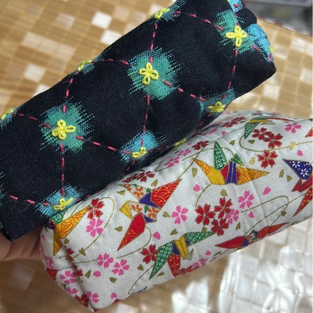 (新品)和柄ポーチ(2コセット)ハンドメイド < 女性ファッション  (新品)和柄ポーチ(2コセット)ハンドメイド < 女性ファッションの