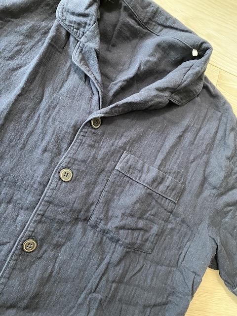 ★GUメンズオーガニックコットンパジャマシャツLサイズ紺色ネイビー★ < ブランド  ★GUメンズオーガニックコットンパジャマシャツLサイズ紺色ネイビー★ < ブランドの