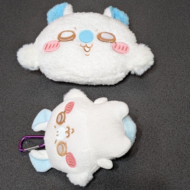 ちいかわ モモンガ カラナビ付きがま口ポーチ ふわふわフェイスポシェット < アニメ/コミック/キャラクター  ちいかわ モモンガ カラナビ付きがま口ポーチ ふわふわフェイスポシェット  < アニメ/コミック/キャラクターの