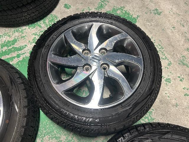 0092443)激安国産中古スタッドレスタイヤダンロップウィンターマックス4本スズキ純正AWセット155/65R14送料無料 < 自動車/バイク 0092443)激安国産中古スタッドレスタイヤダンロップウィンターマックス4本スズキ純正AWセット155/65R14送料無料 < 自動車/バイク