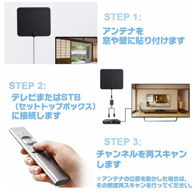 �y�[�p�[�A���e�i �����A���e�i �e���r �n�f�W �A���e�i �H���s�v �ȒP�ݒu �� �\��t�� 4K�掿/�t��HD�Ή� �S���ʎ�M �� �� �C���e���A/���C�t�� 