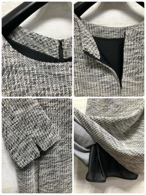 新品☆5L♪ツイード調ワンピースのスーツ♪お仕事・セレモニーにも♪☆R187 < 女性ファッション 新品☆5L♪ツイード調ワンピースのスーツ♪お仕事・セレモニーにも♪☆R187 < 女性ファッションの