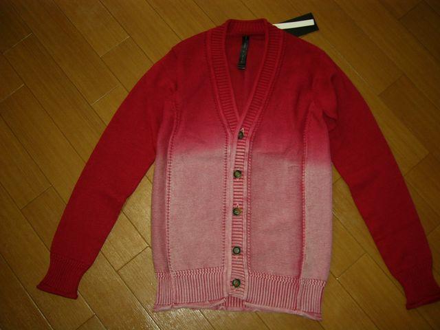 新品ダブルジェイケイwjkグラデーションカーディガンS赤系ニット < ブランド  新品ダブルジェイケイwjkグラデーションカーディガンS赤系ニット  < ブランドの