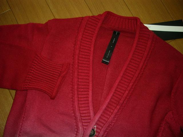 新品ダブルジェイケイwjkグラデーションカーディガンS赤系ニット < ブランド  新品ダブルジェイケイwjkグラデーションカーディガンS赤系ニット < ブランドの