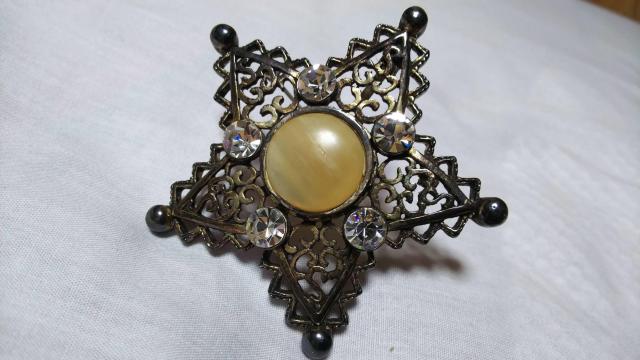 正規限定 Dior ラグジュアリーアンティーク ゴシックスターブローチ 2WAY 天然石コンポジット 五芒星 ネックレストップ L < ブランド  正規限定 Dior ラグジュアリーアンティーク ゴシックスターブローチ 2WAY 天然石コンポジット 五芒星 ネックレストップ L  < ブランドの