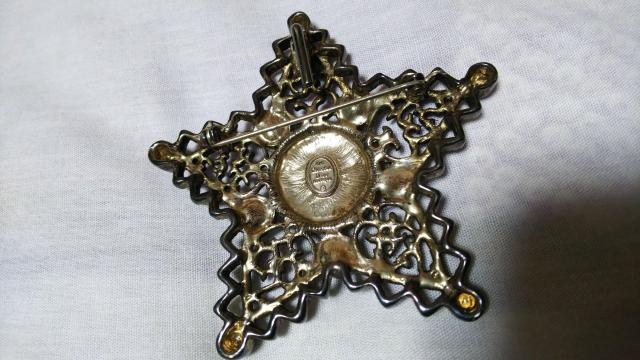 正規限定 Dior ラグジュアリーアンティーク ゴシックスターブローチ 2WAY 天然石コンポジット 五芒星 ネックレストップ L < ブランド  正規限定 Dior ラグジュアリーアンティーク ゴシックスターブローチ 2WAY 天然石コンポジット 五芒星 ネックレストップ L < ブランドの