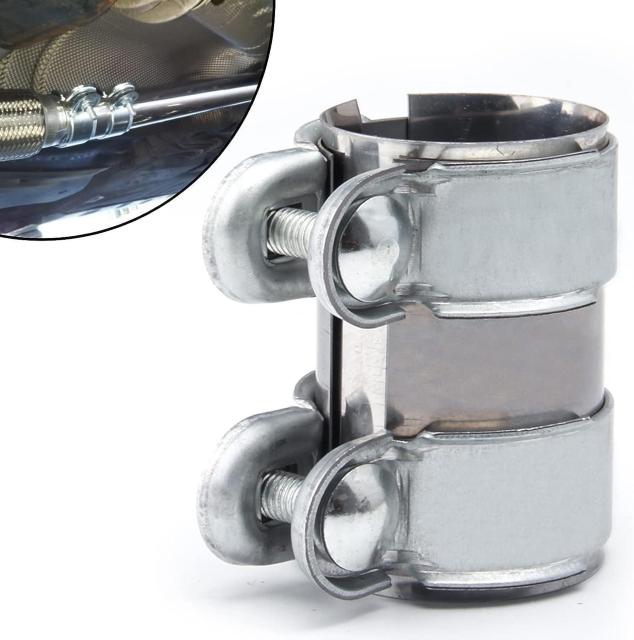 マフラーバンド 内径63mm 長さ95mm マフラージョイント ステンレス製 エキゾースト連結パイプ 汎用 < 自動車/バイク マフラーバンド 内径63mm 長さ95mm マフラージョイント ステンレス製 エキゾースト連結パイプ 汎用 < 自動車/バイク