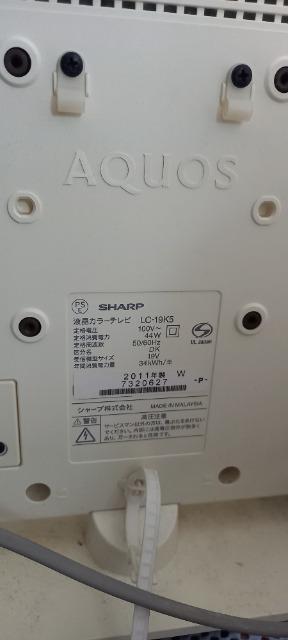 AQUOS�@�A�N�I�X�@19�C���`�t���e���r�@���j�^�[�Ŏg�p�@����OK�ł��B