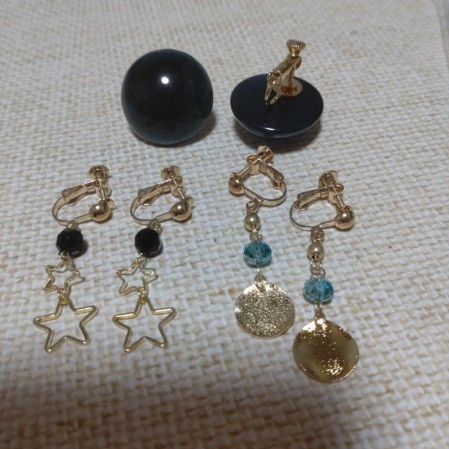 Gモチーフ色々イヤリング3点セット < 女性アクセサリー/時計 Gモチーフ色々イヤリング3点セット < 女性アクセサリー/時計の