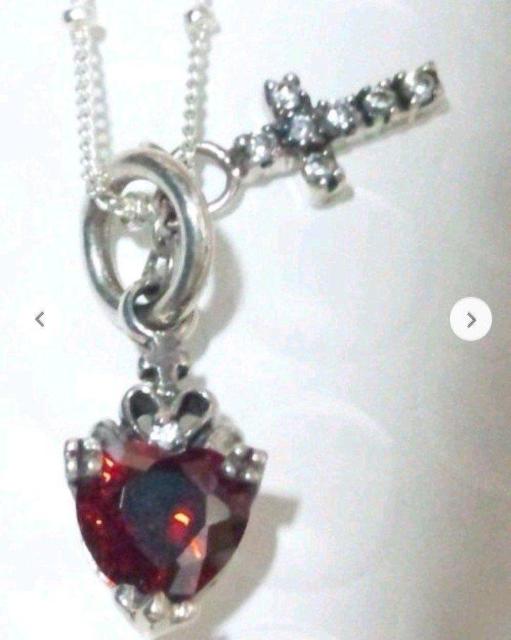 SILVER 925 シルバー ジュエリー ストーン クロス ネックレス < 女性アクセサリー/時計  SILVER 925 シルバー ジュエリー ストーン クロス ネックレス < 女性アクセサリー/時計の
