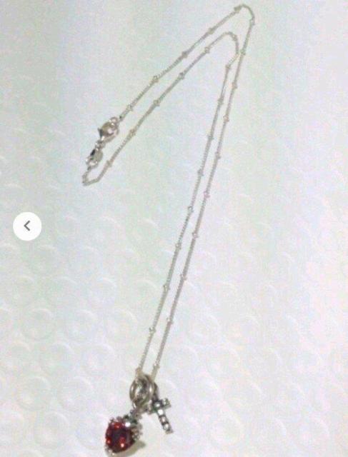SILVER 925 シルバー ジュエリー ストーン クロス ネックレス < 女性アクセサリー/時計  SILVER 925 シルバー ジュエリー ストーン クロス ネックレス < 女性アクセサリー/時計の