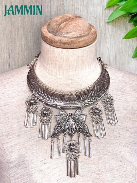 バタフライネックレス エスニック アジアン ヒッピー 蝶々 個性派 < 女性アクセサリー/時計 バタフライネックレス エスニック アジアン ヒッピー 蝶々 個性派 < 女性アクセサリー/時計の