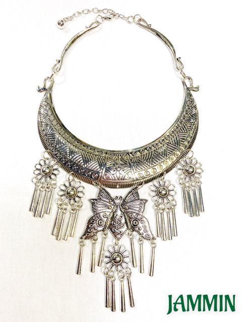 バタフライネックレス エスニック アジアン ヒッピー 蝶々 個性派 < 女性アクセサリー/時計 バタフライネックレス エスニック アジアン ヒッピー 蝶々 個性派 < 女性アクセサリー/時計の