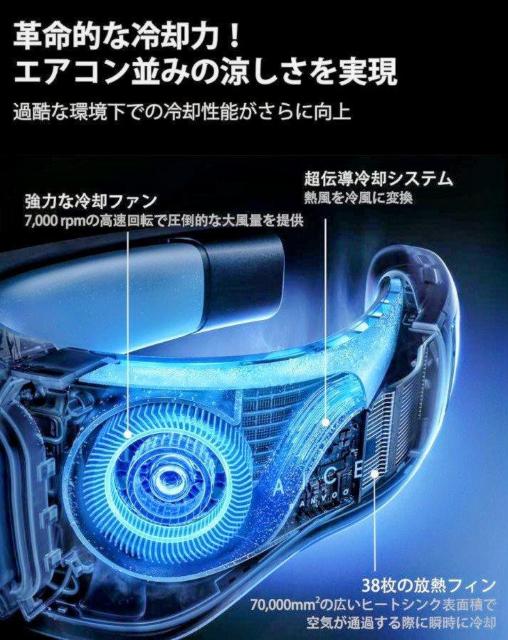RANVOO ランボー AICE LITE アイス ライト ネッククーラー ネックファン 冷却プレート 全周ペルチェ 扇風機 < 家電/AV  RANVOO ランボー AICE LITE アイス ライト ネッククーラー ネックファン 冷却プレート 全周ペルチェ 扇風機 < 家電/AVの