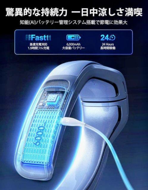 RANVOO ランボー AICE LITE アイス ライト ネッククーラー ネックファン 冷却プレート 全周ペルチェ 扇風機 < 家電/AV  RANVOO ランボー AICE LITE アイス ライト ネッククーラー ネックファン 冷却プレート 全周ペルチェ 扇風機 < 家電/AVの