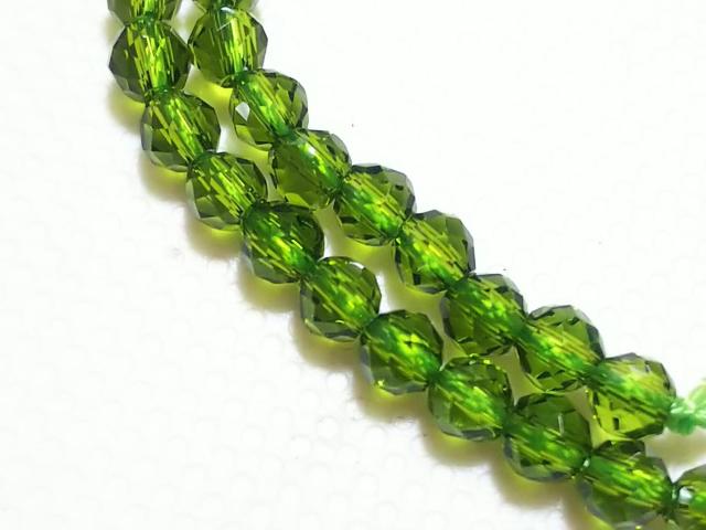 天然石★ペリドット 3mm64面カット 半連 < 女性アクセサリー/時計  天然石★ペリドット 3mm64面カット 半連 < 女性アクセサリー/時計の