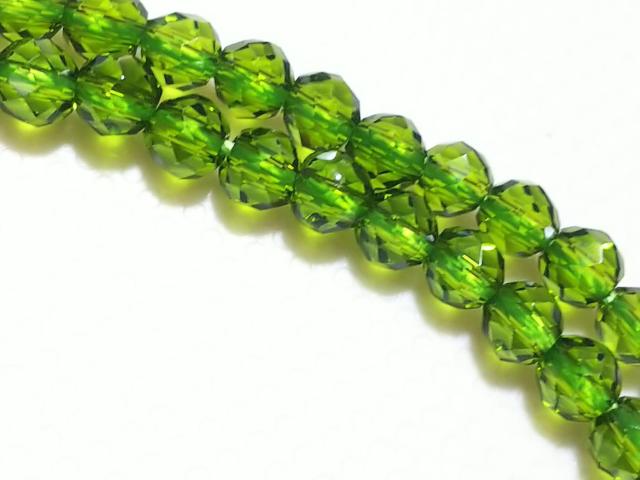 天然石★ペリドット 3mm64面カット 半連 < 女性アクセサリー/時計  天然石★ペリドット 3mm64面カット 半連 < 女性アクセサリー/時計の