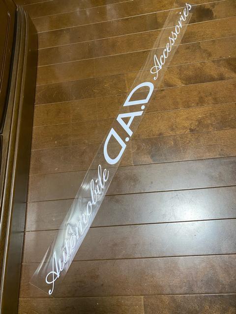 ギャルソンDAD★ビッグウィンドウステッカー【ホワイト1枚】 < 自動車/バイク ギャルソンDAD★ビッグウィンドウステッカー【ホワイト1枚】 < 自動車/バイク