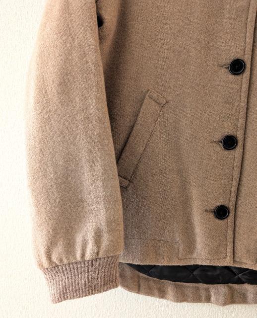 L★Shuca★ウール混★裏キルティング★袖口リブジャケット★新品★送料無料 < 女性ファッション L★Shuca★ウール混★裏キルティング★袖口リブジャケット★新品★送料無料 < 女性ファッションの