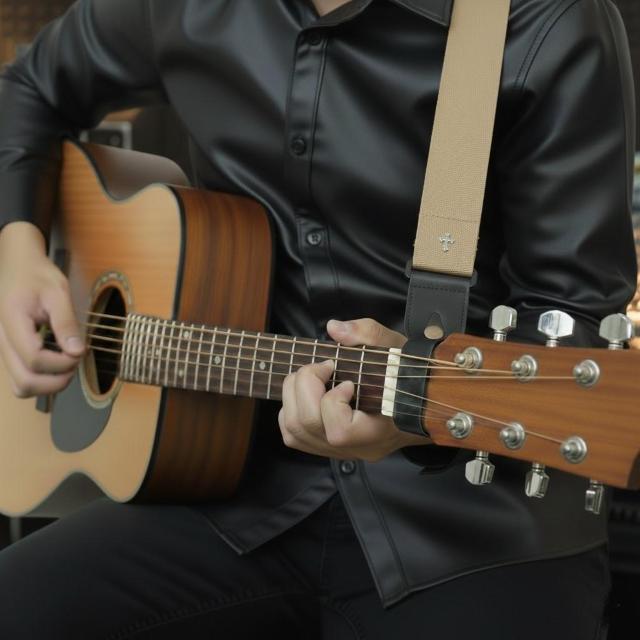 クロスモチーフ 十字架 ギター ストラップ ボタン付き アコギ アコースティックギター エレキギター ベース ベージュ色 < ホビー クロスモチーフ 十字架 ギター ストラップ ボタン付き アコギ アコースティックギター エレキギター ベース ベージュ色 < ホビーの