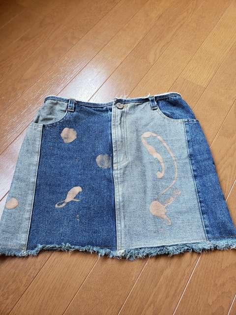 ☆美品☆EMS☆ペイント切りっぱなし加工デニムスカート☆w64 < ブランド ☆美品☆EMS☆ペイント切りっぱなし加工デニムスカート☆w64 < ブランドの