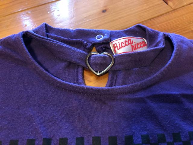 飾り首ネックTシャツ150 < キッズ/ベビー  飾り首ネックTシャツ150 < キッズ/ベビーの