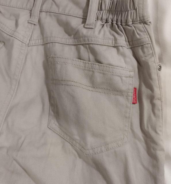 BROWDWIN ペグトップ ベージュチノパンツ クロップド 古着 W69~77 < 女性ファッション  BROWDWIN ペグトップ ベージュチノパンツ クロップド 古着 W69~77 < 女性ファッションの