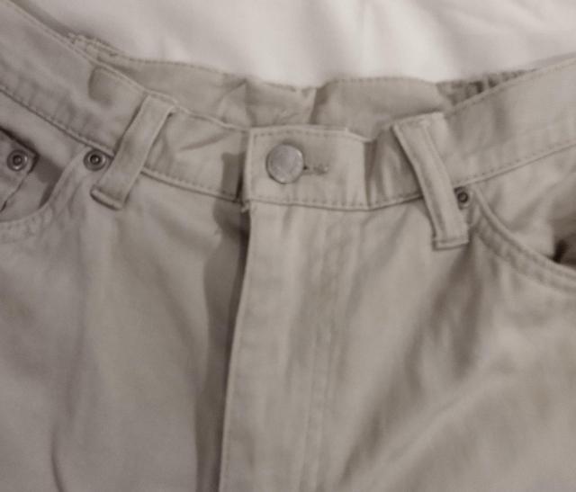 BROWDWIN ペグトップ ベージュチノパンツ クロップド 古着 W69~77 < 女性ファッション  BROWDWIN ペグトップ ベージュチノパンツ クロップド 古着 W69~77 < 女性ファッションの